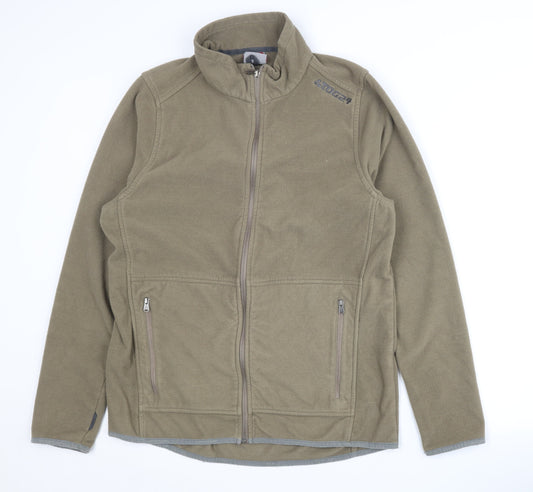 TOG24 Men’s Green Fleece Jacket L - Outdoor Casual Warm