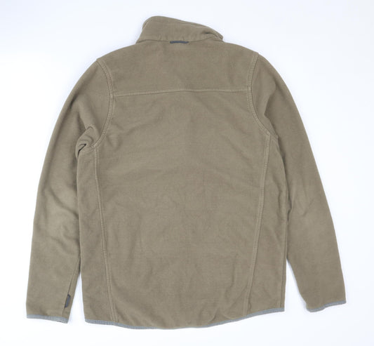 TOG24 Men’s Green Fleece Jacket L - Outdoor Casual Warm