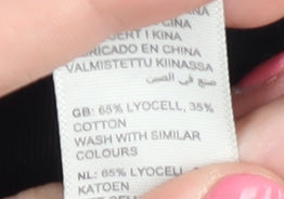 FatFace Women's Black Trousers, Size 16, Regular Fit