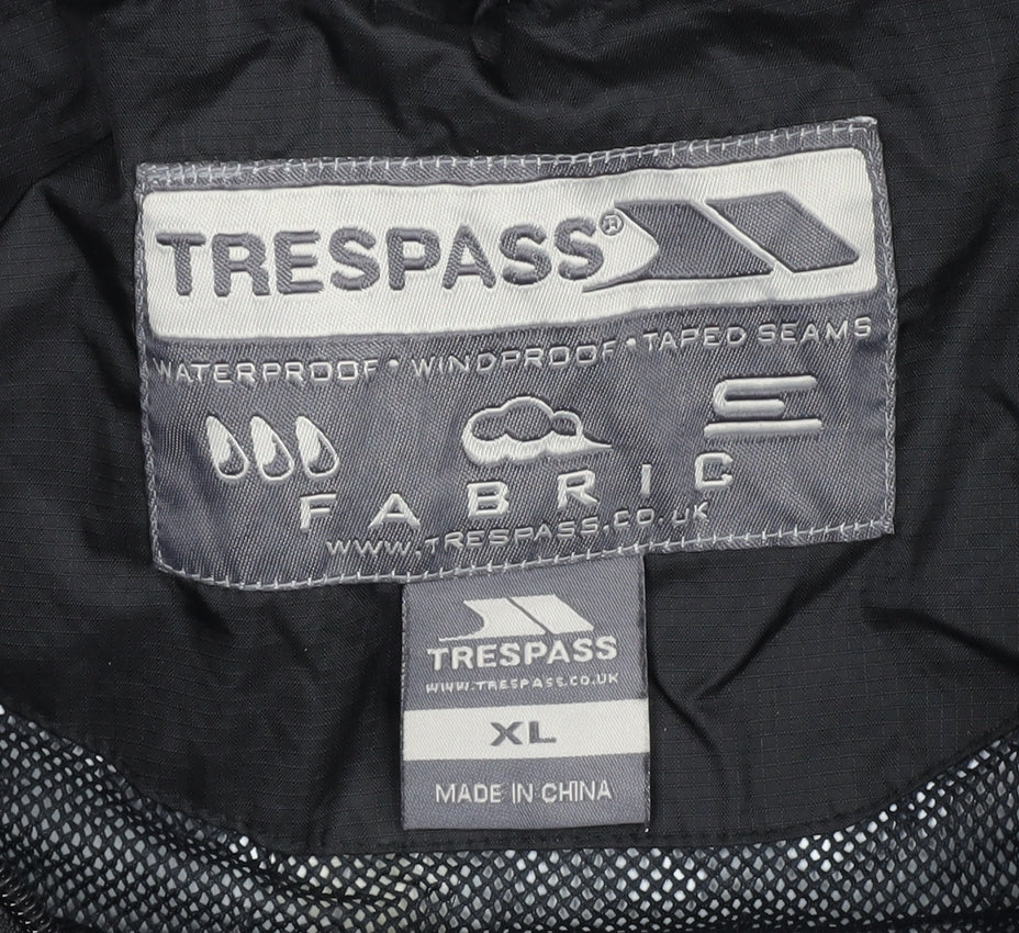 Trespass Men's Black XL Parka Jacket