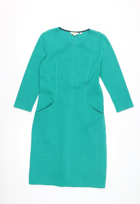 Boden Women's Green Knit Dress Size 8