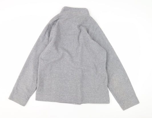 Isle Essentials Women's Grey Basic Zip Jacket