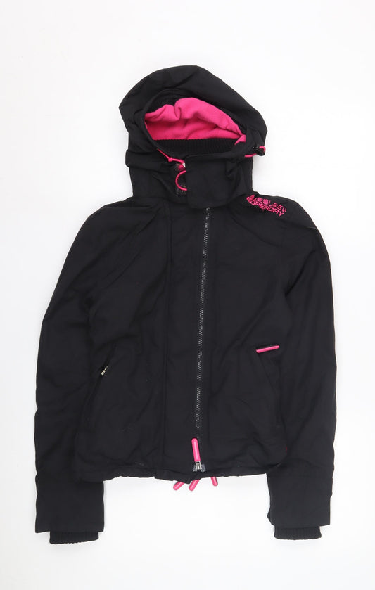 Superdry Women's Black XS Windbreaker Jacket