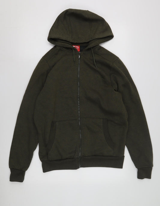 Slazenger Men's Green Full Zip Hoodie Size S