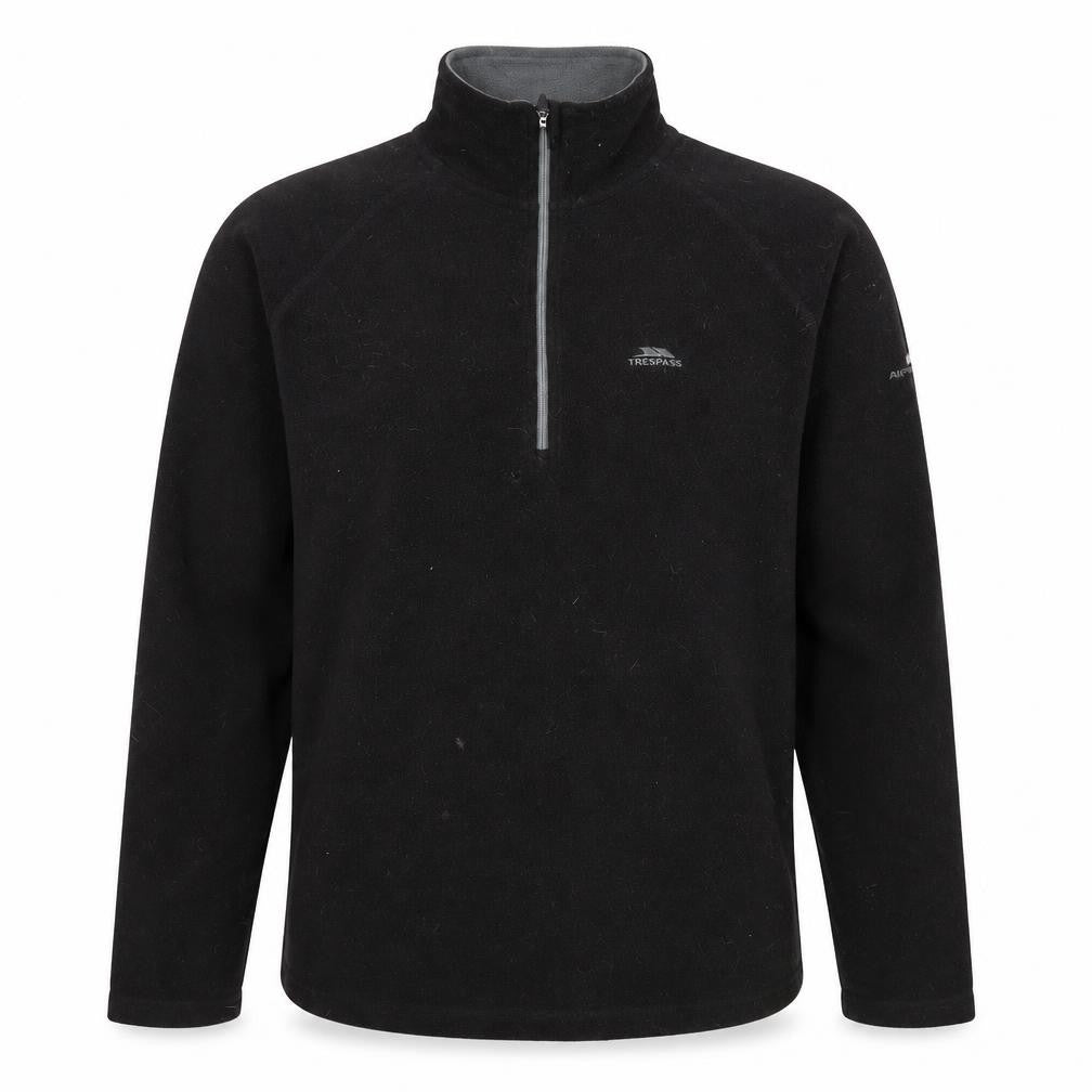 Mens UK M Regular Trespass Black Pullover Sweatshirt