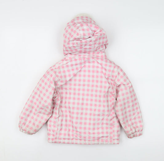 Trespass Girls Pink Waterproof Puffer Jacket 2 Years