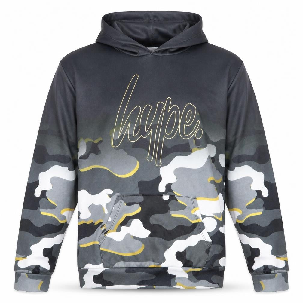 Hype Teens Multicoloured Camouflage Hoodie One Size
