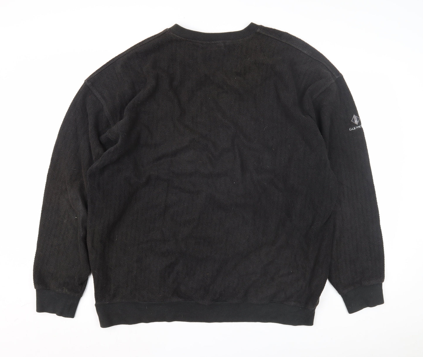 Glenmuir Men's Black XXL Pullover Sweatshirt