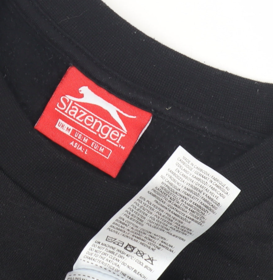 Slazenger Men's Black Pullover Sweatshirt - M