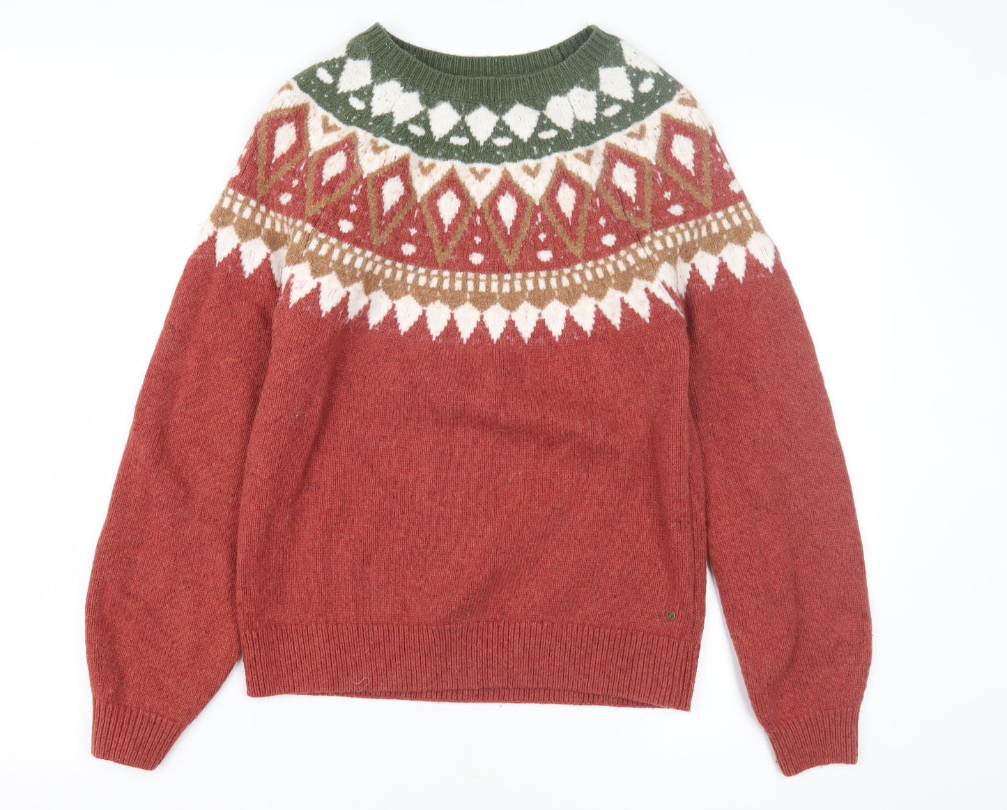 Fat Face Women's Multicoloured Fair Isle Jumper M