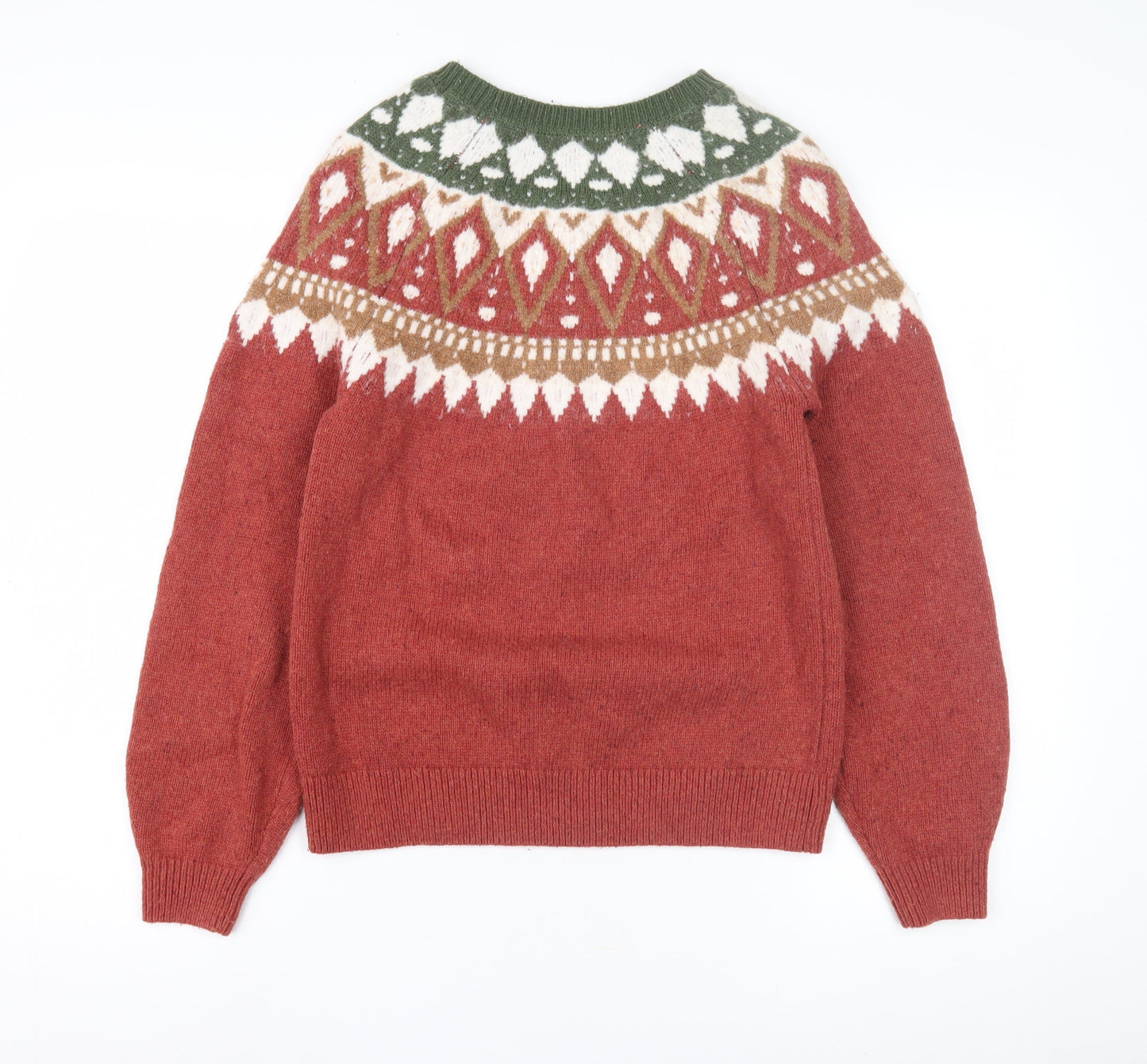 Fat Face Women's Multicoloured Fair Isle Jumper M