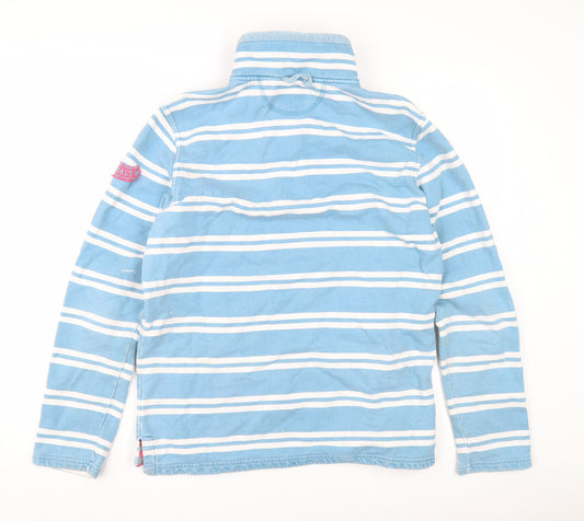 Seasalt Women's Blue Striped Sweatshirt, Size 14