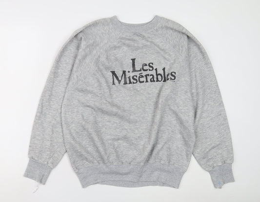 Grey Les Misérables Graphic Sweatshirt, Unisex Adults