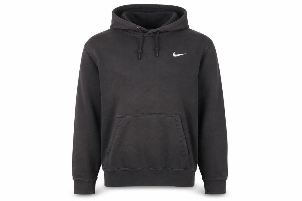 Mens UK M Regular Nike Black Pullover Hoodie