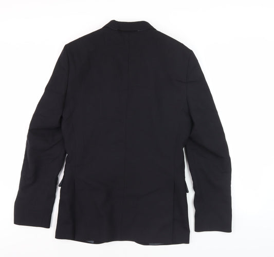 Marks and Spencer Black Blazer, Mens M, Lined Formal Jacket