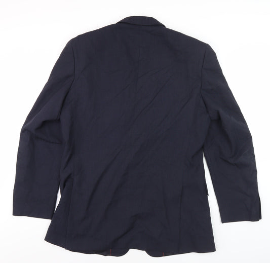 Daniel Drescott Men's Blue Blazer, Size 40 in, Formal Wear