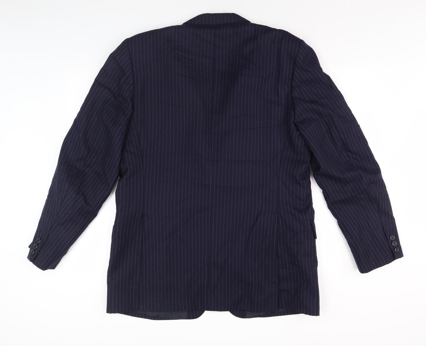 Gieves & Hawkes Men's Blue Striped Blazer Size 44
