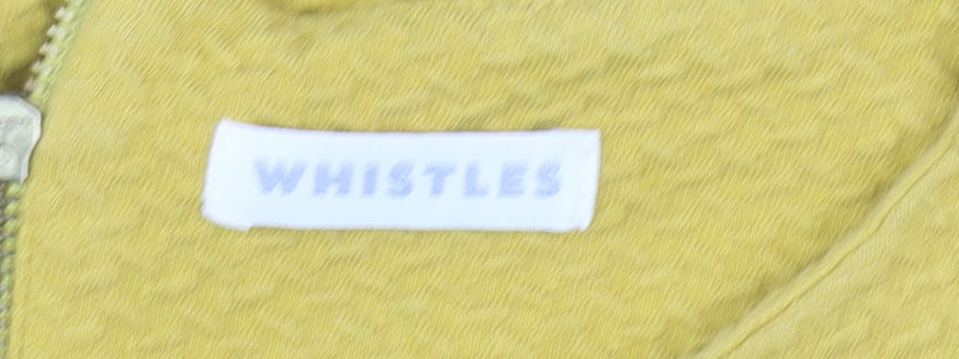 Whistles Yellow Tunic, Women's UK 12, Casual Spring Top