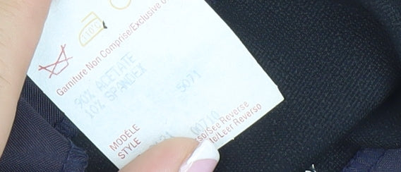 Joseph Ribkoff Women's Blue Cropped Tank Top Size 14