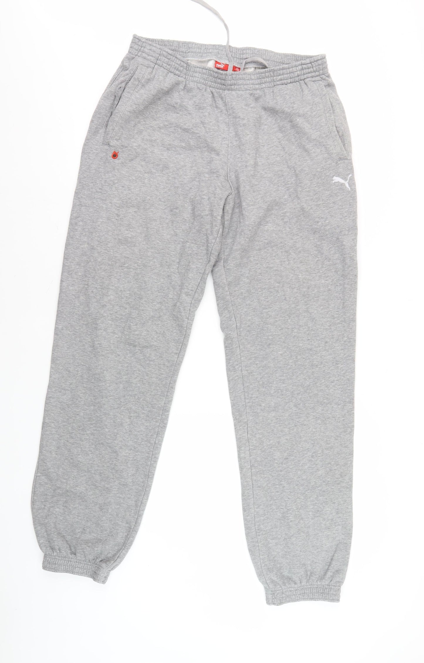 Puma Men's Grey Jogger Trousers, Size L - Sportswear