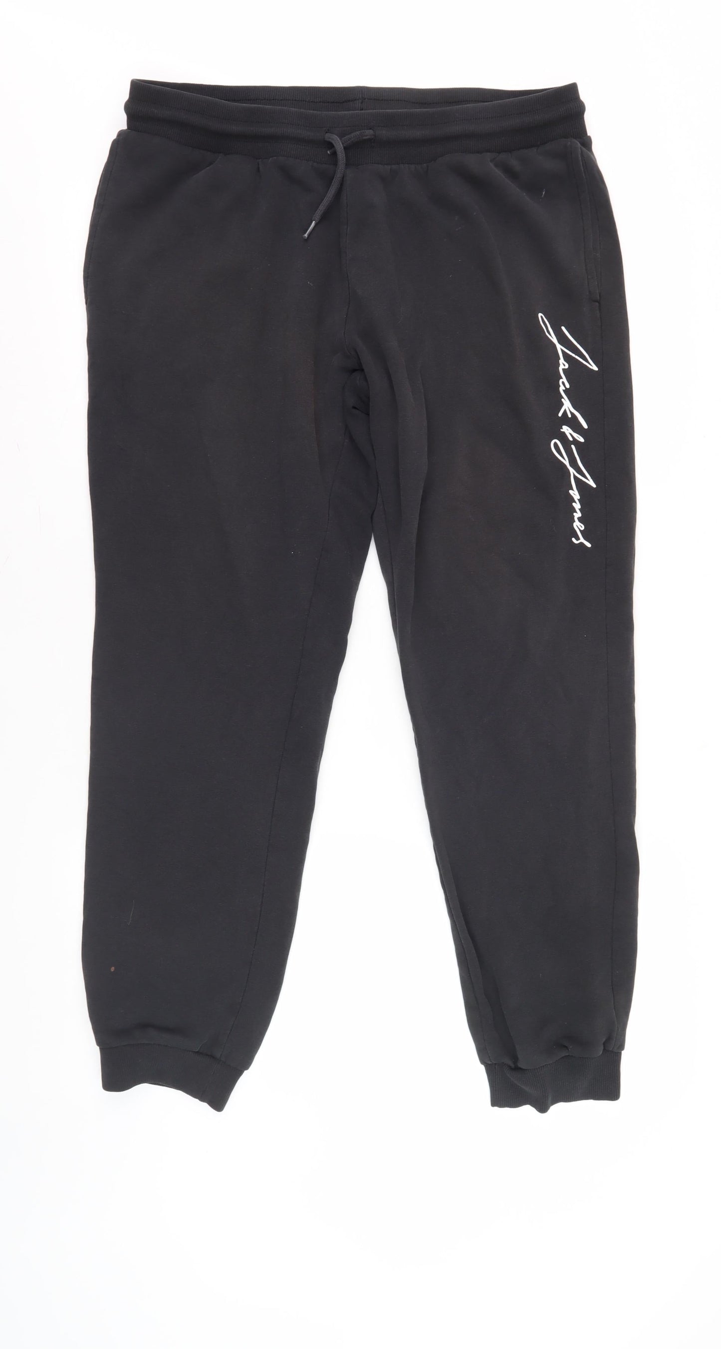 Jack & Jones Men's Black Jogger Trousers 2XL
