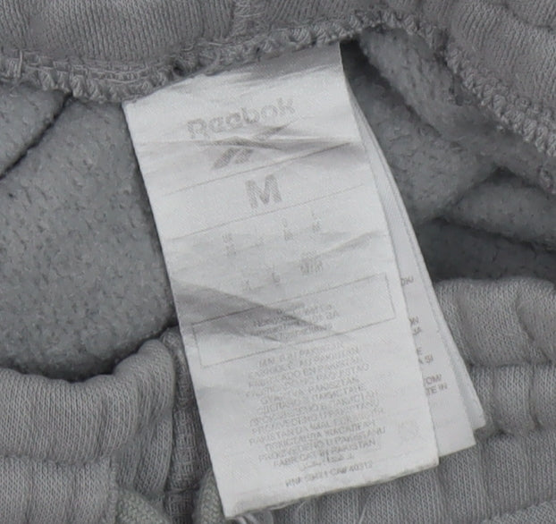 Reebok Men’s Grey Jogger Trousers M Fleece Activewear