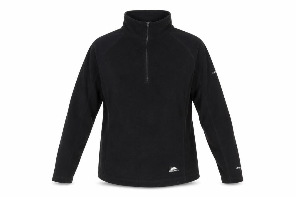 Trespass Mens Black Fleece Pullover L