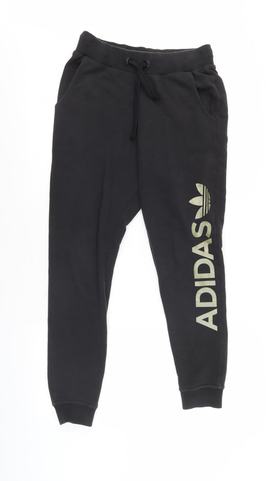 Adidas Women's Black Jogger Trousers Size 6