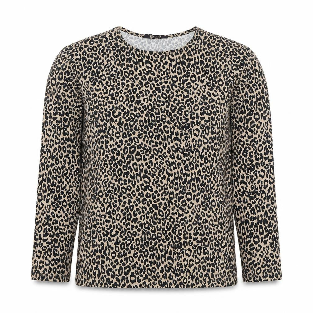 Marks and Spencer Women's Black Leopard T-Shirt