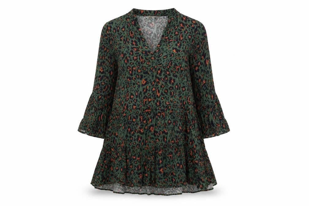 Apricot Women's Multicoloured Animal Print A-Line Dress UK 10