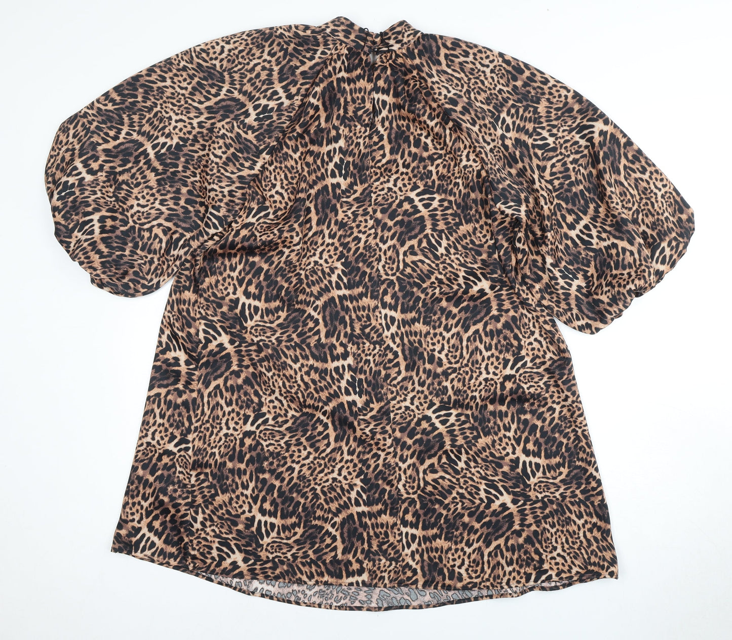Marks and Spencer Women Brown Animal Print Dress Size 8