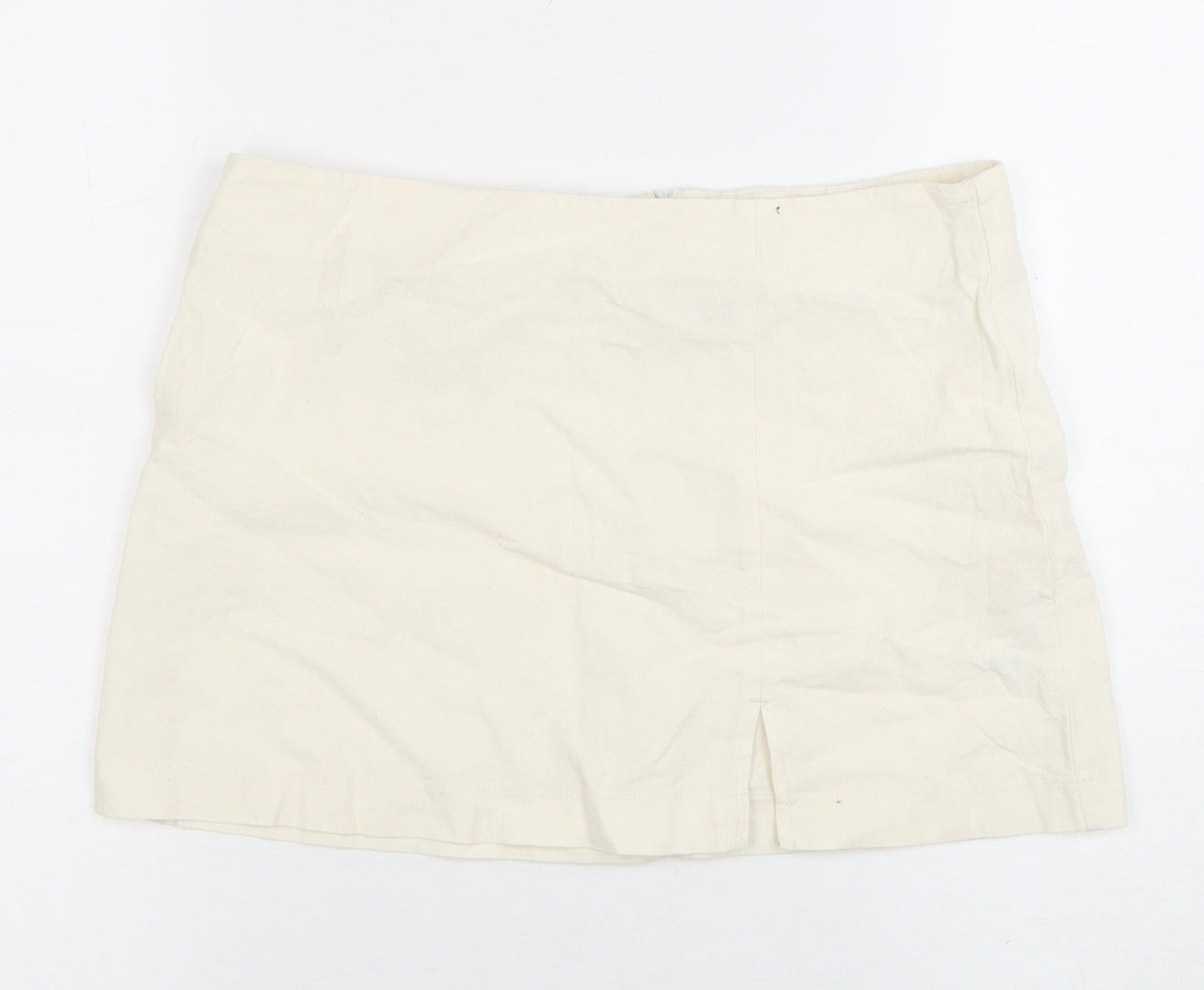 Light Before Dark Women's Ivory Short Pencil Skirt