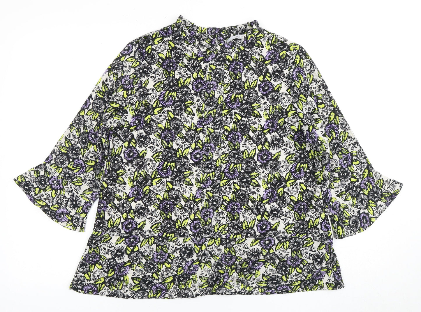 Next Women's Multicoloured Floral Blouse Size 12