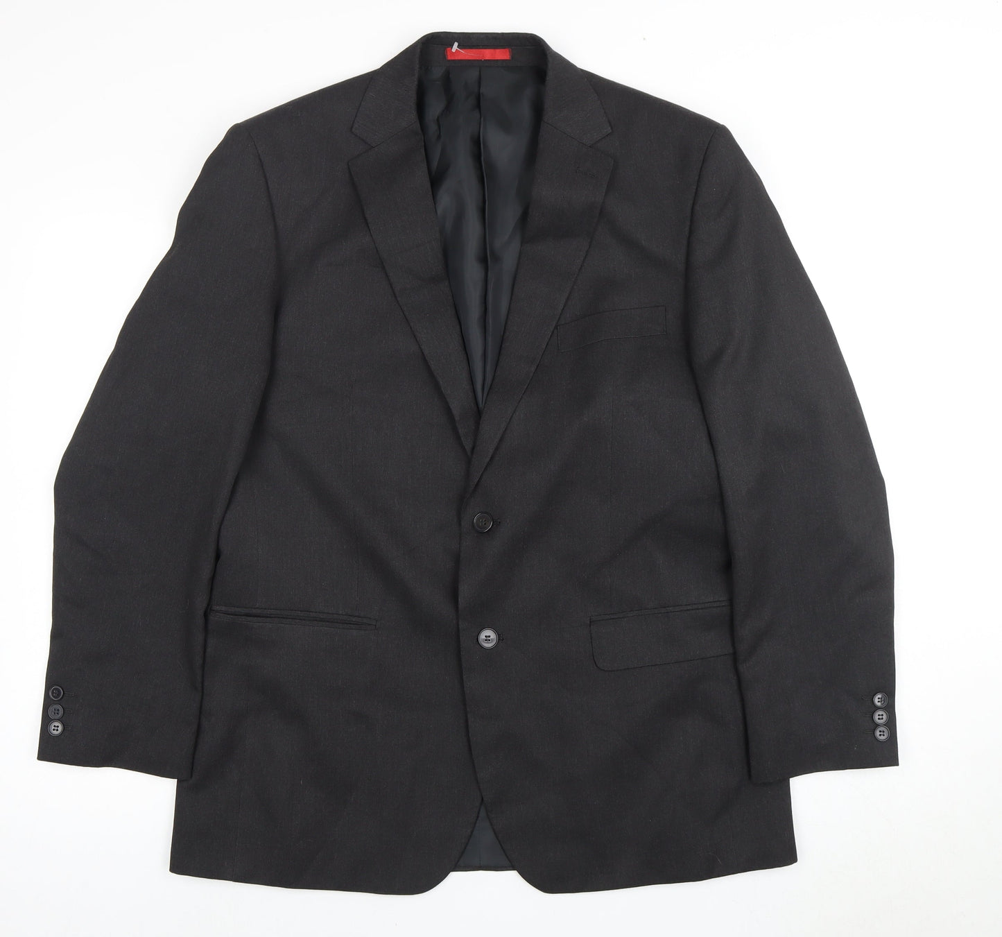 Burton Men's Black Blazer, 42 R, Regular Fit, Formal