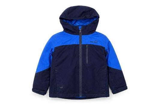 Peter Storm Boys Blue Rain Coat 3-4 Years Hooded Lightweight