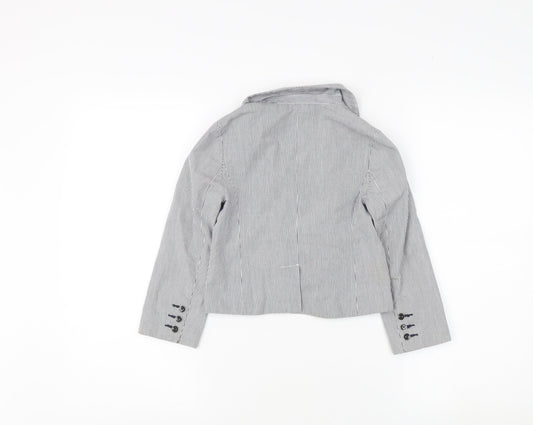 Gap Kids Grey Pinstripe Blazer for Girls - Size S