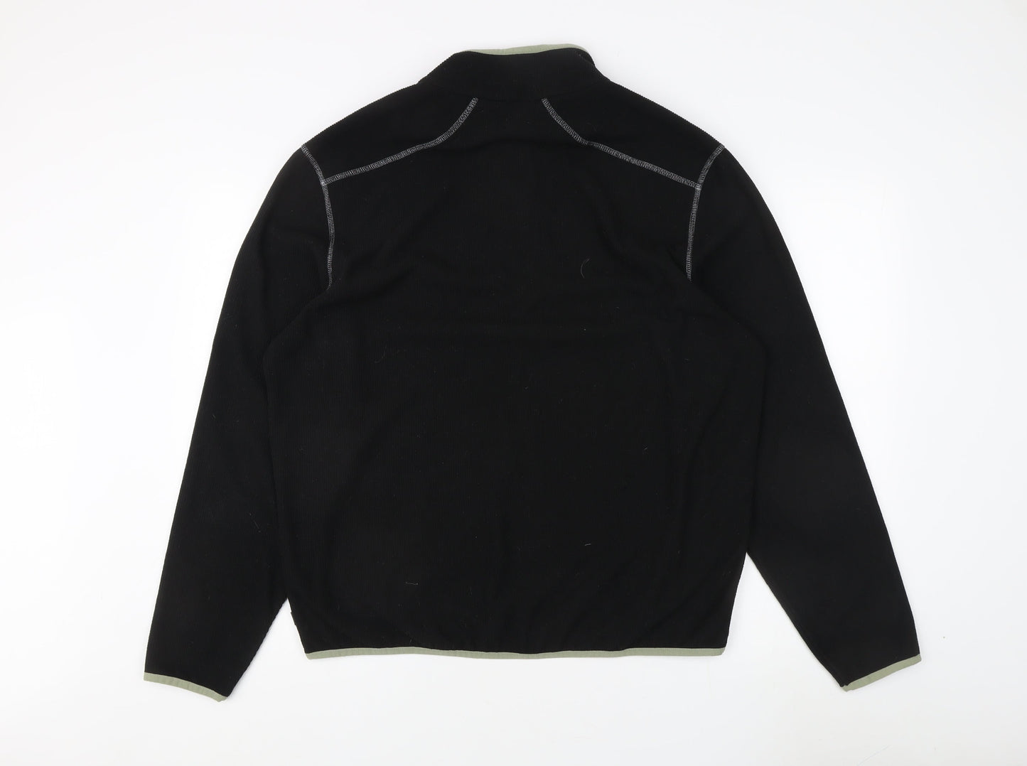 Calvin Klein Men's Black XL 1/4 Zip Sweatshirt