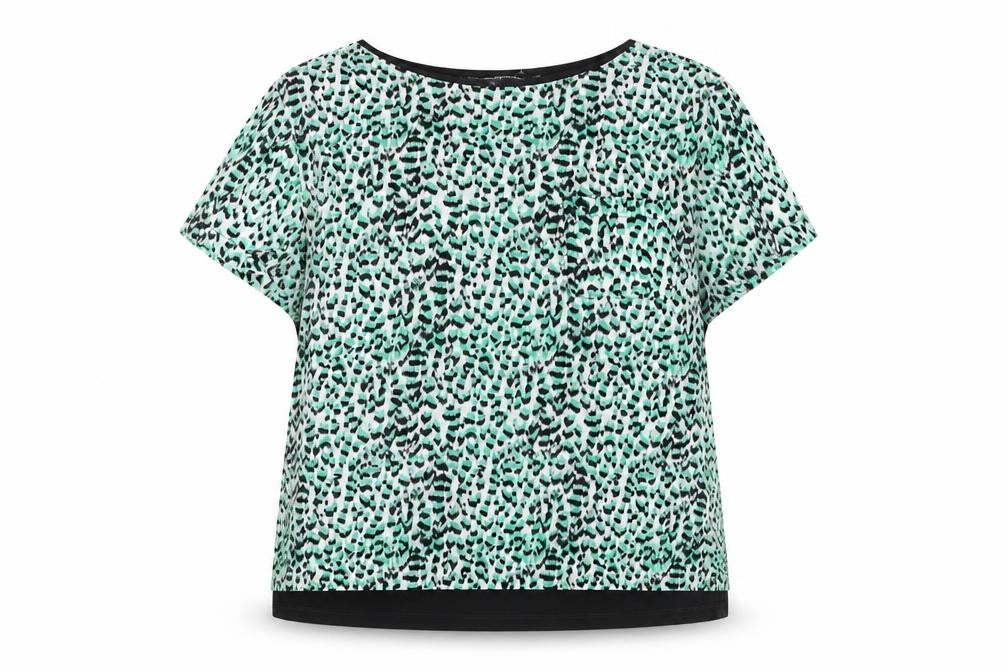 Womens UK Size XS French Connection Multicoloured Polyester T-Shirt