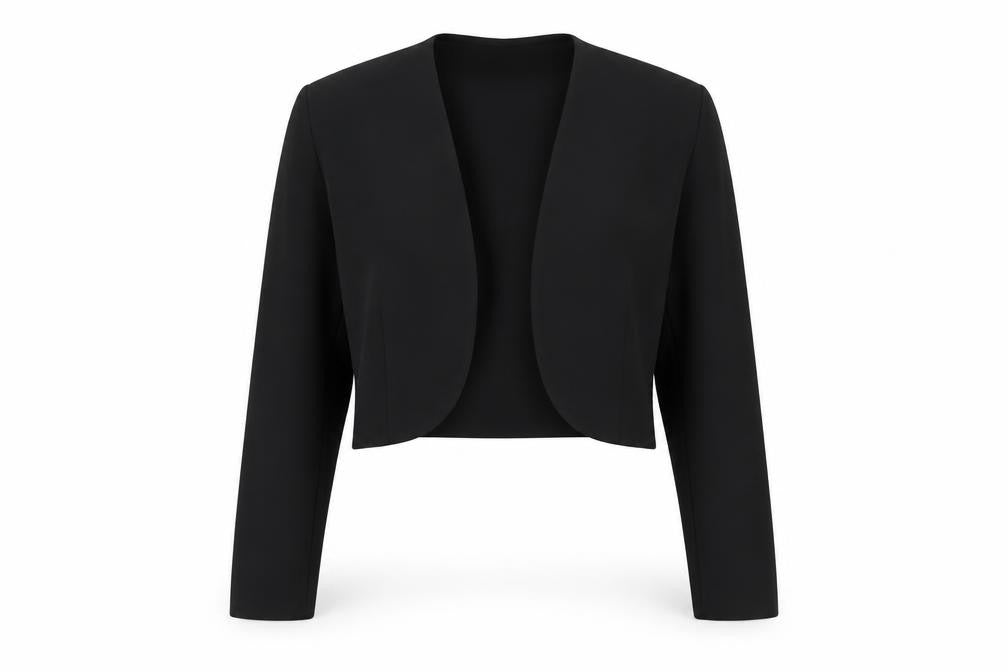 Mackays Black Cropped Jacket, Size 12