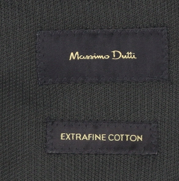 Massimo Dutti Men's Black Blazer, Size 40, Formal