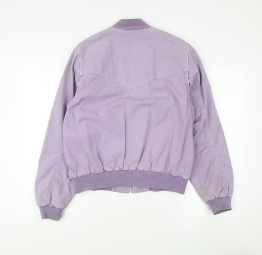 Carhartt Women's Purple Bomber Jacket, Size S