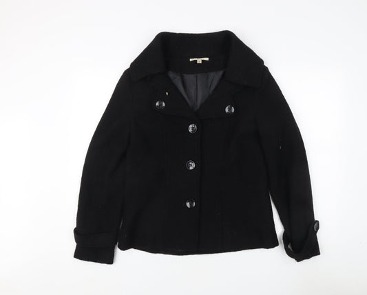 Kuss Collection Women's Black Wool Jacket M