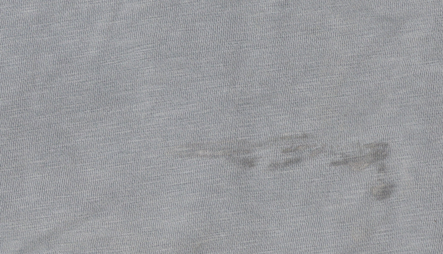Fat Face Men's Blue Henley Sweatshirt, Size M