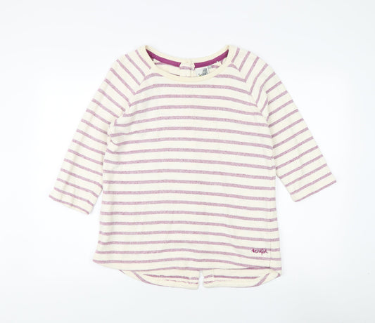 Weird Fish Women's Striped Button-Up Top Size 10