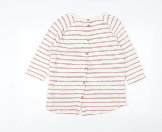 Weird Fish Women's Striped Button-Up Top Size 10