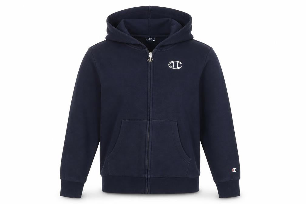 Teens UK M Regular Champion Blue Full Zip Hoodie