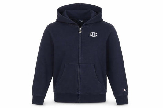 Teens UK M Regular Champion Blue Full Zip Hoodie