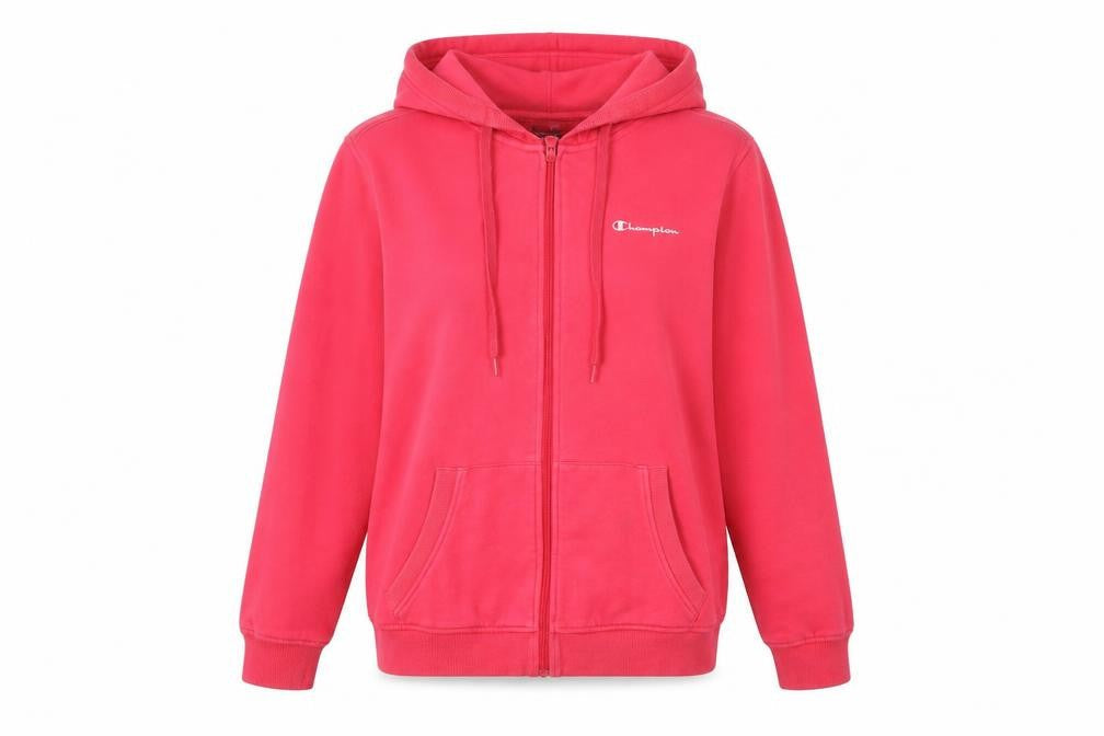 Unisex Adults UK XL Regular Champion Red Full Zip Hoodie