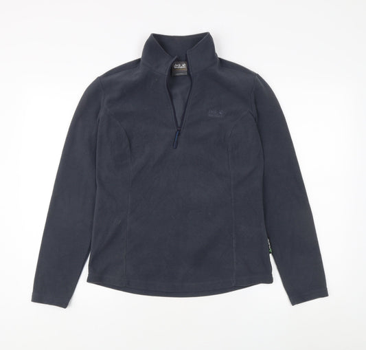 Jack Wolfskin Unisex Blue Fleece Sweatshirt M