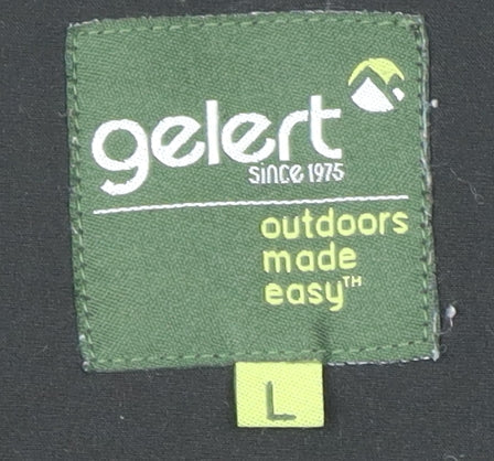 Gelert Men's Black Regular Fit Softshell Jacket L